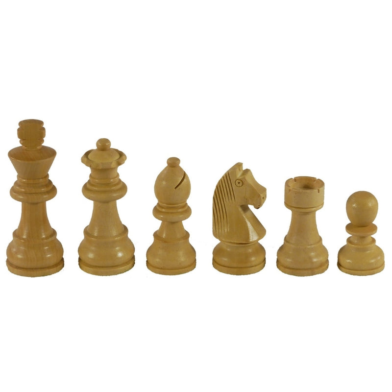 Chess Pieces: Sheesham & Boxwood German Knight Chessmen - 3” King