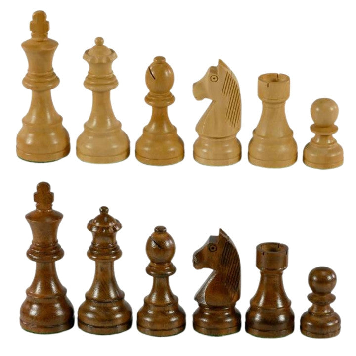 Chess Pieces: Acacia Wood German Knight - 3.75" King