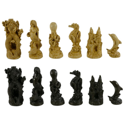 Chess Pieces: Ocean Life Chessmen - 3.75"