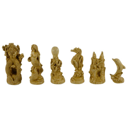 Chess Pieces: Ocean Life Chessmen - 3.75"