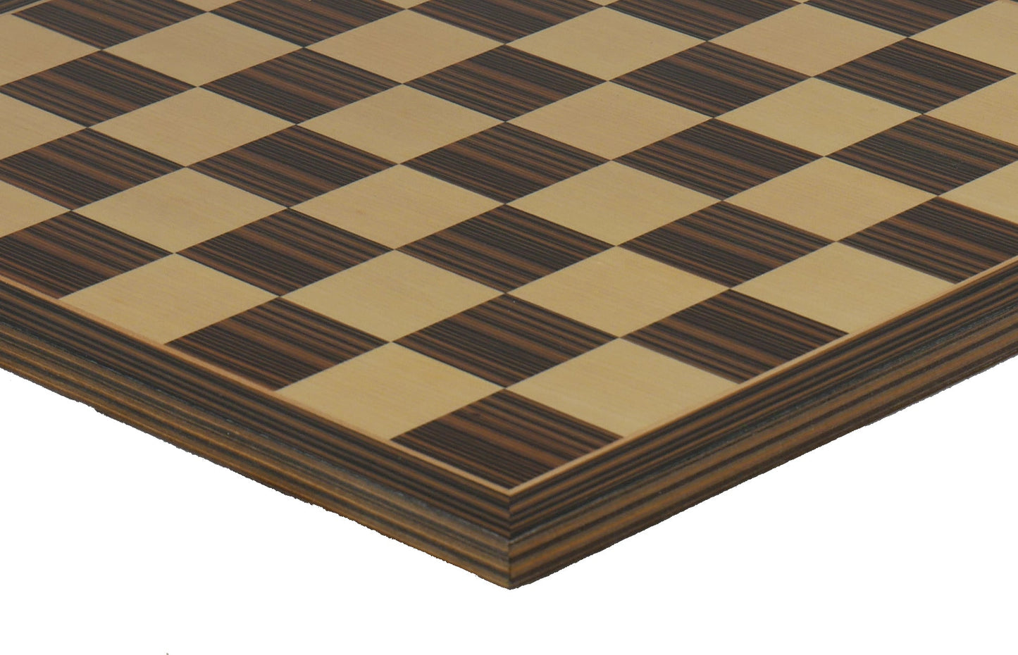 Chess Board: Ebony & Maple Veneer - 14"