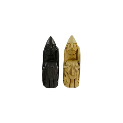 Chess Pieces: Stone Resin Isle of Lewis Chessmen - 3.5" King