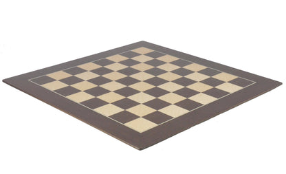 Chess Board: Beveled Base Walnut & Sycamore - 19.75"