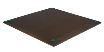 Chess Board: Beveled Base Walnut & Sycamore - 19.75"