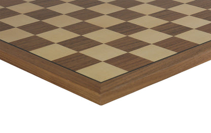 Chess Board: Walnut & Maple Veneer - 12" to 20"