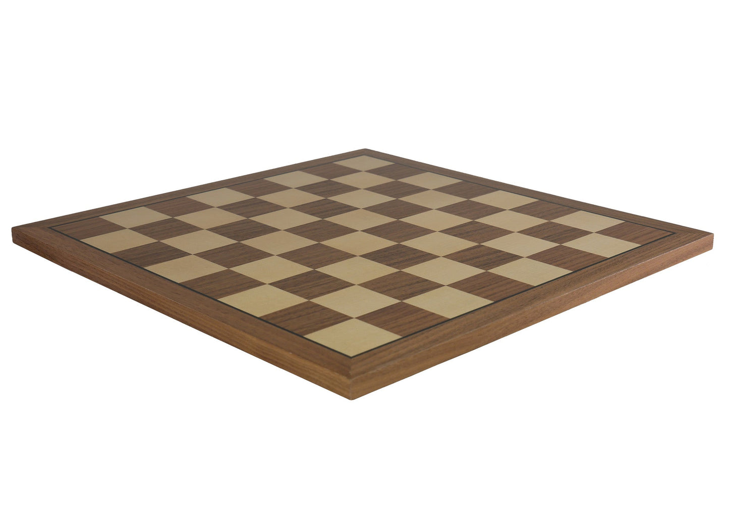 Chess Board: Walnut & Maple Veneer - 12" to 20"