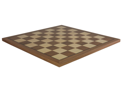 Chess Board: Walnut & Maple Veneer - 12" to 20"