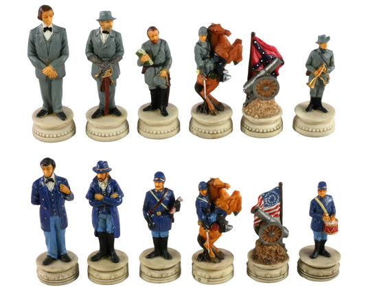 Chess Pieces: Civil War Generals Chessmen - 3.25" King