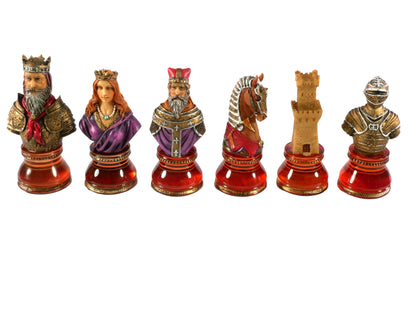 Chess Pieces: Acrylic Camelot Chessmen - 3.5" King