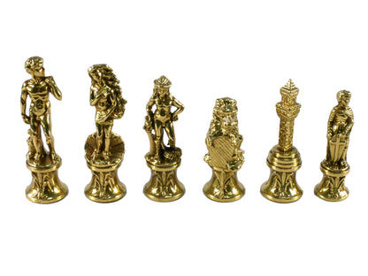 Chess Pieces: Florence Metal Chessmen - 3.25" King