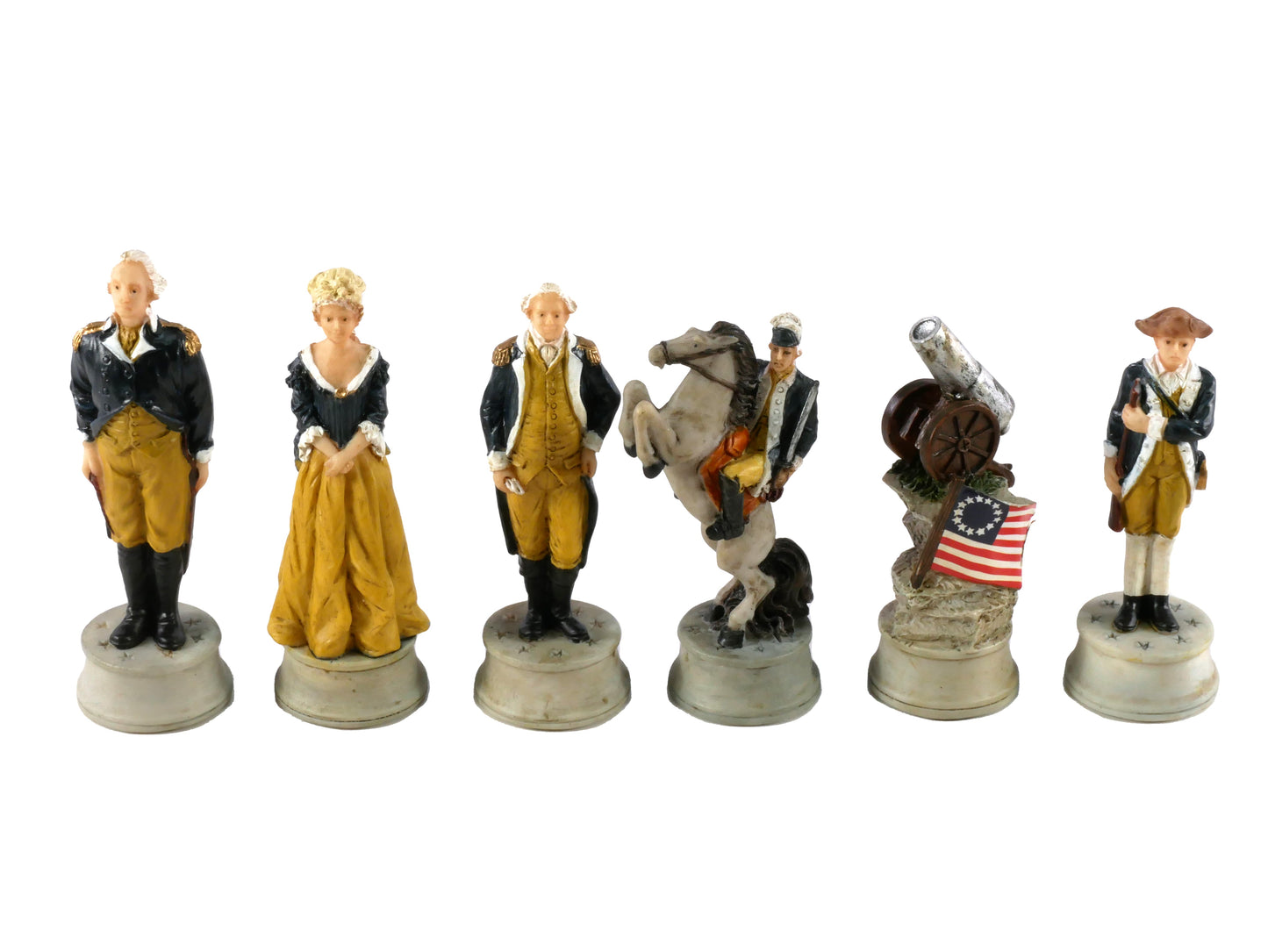 Chess Pieces: The American Revolution Chessmen - 3.25" King