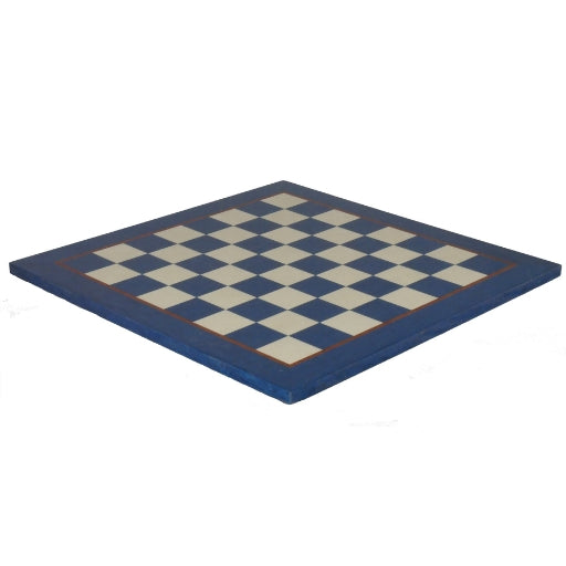 Chess Board: Blue & Ivory Veneer - 17"