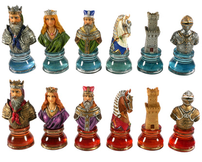 Chess Pieces: Acrylic Camelot Chessmen - 3.5" King