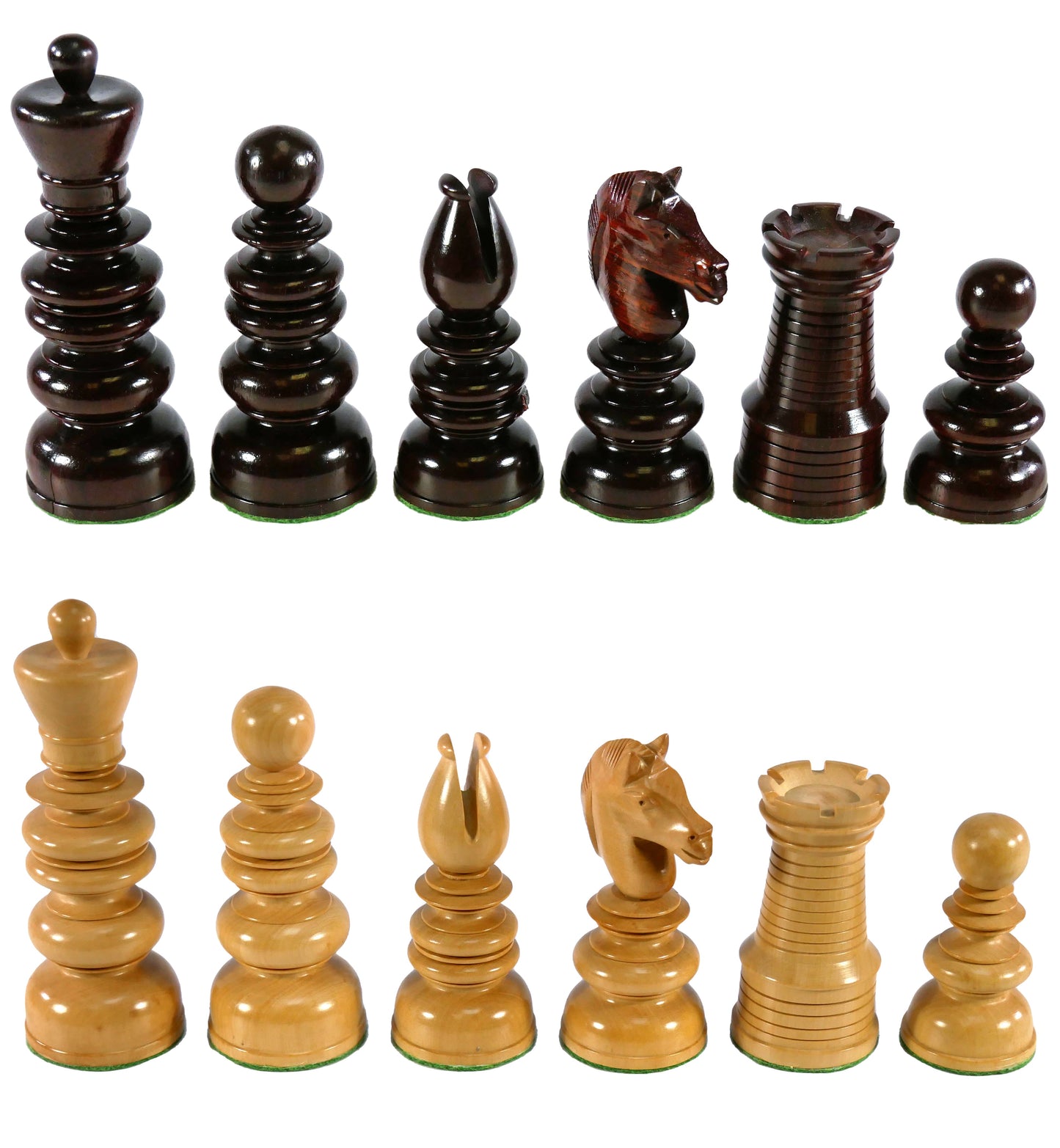 Chess Pieces: Bud Rosewood Calvert Chessmen - 4.25" King